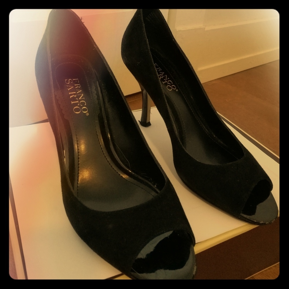 Franco Sarto Renaldo Peep-Toe Heels